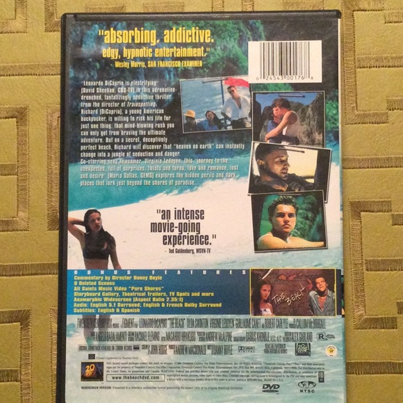 Leonardo DiCaprio The Beach DVD - Picture 2 of 4